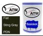 Preview: Fiat, Sting Gray, PDN: 500ml Lackdose, von ATW Autoteile West.